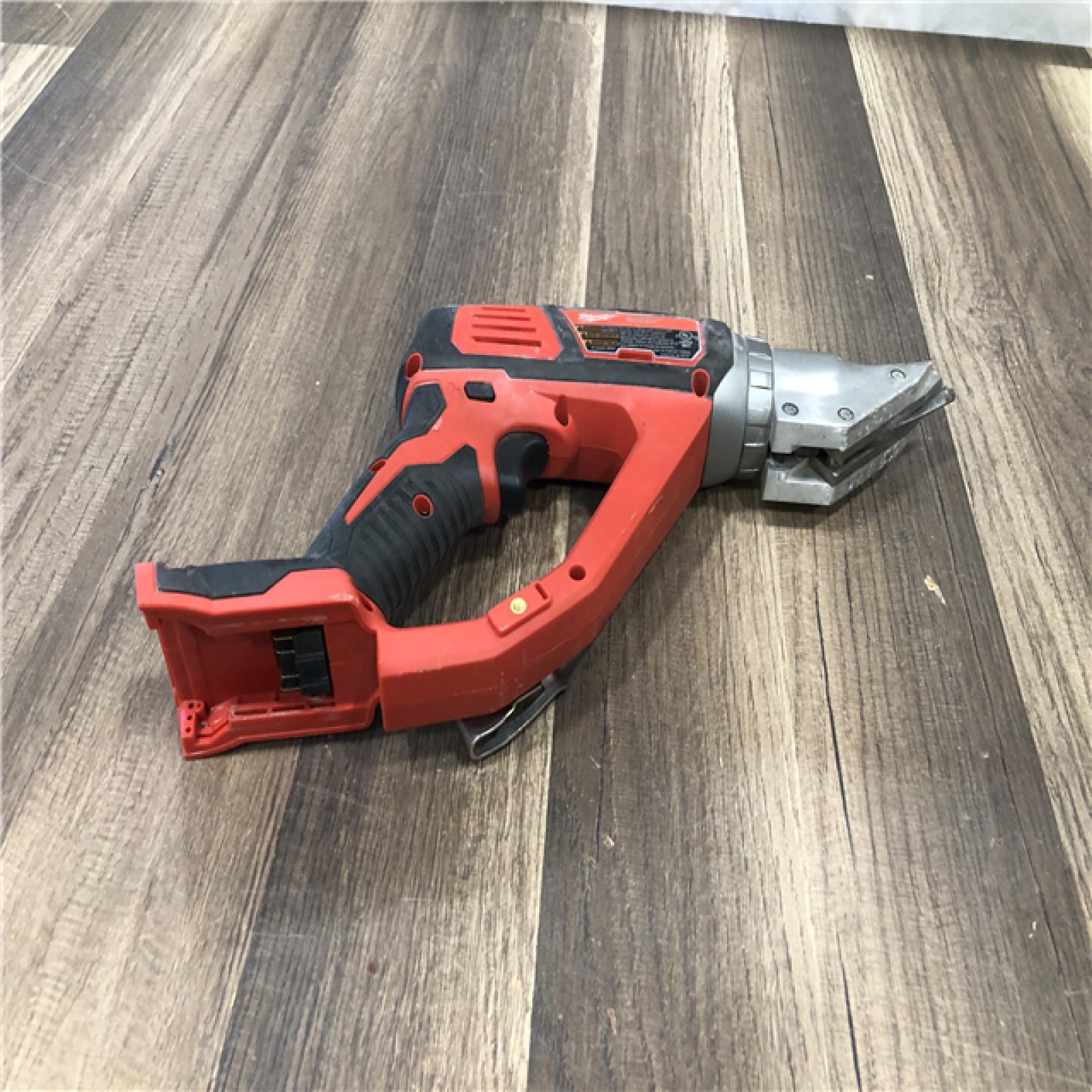 AS-IS Milwaukee 18-Volt Lithium-Ion Cordless 18-Gauge Double Cut Metal Shear (Tool-Only)