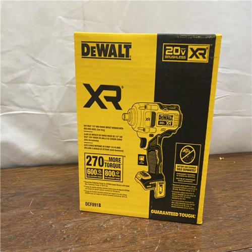 NEW DEWALT 20-Volt MAX XR Cordless 1/2 in. Impact Wrench (Tool-Only) (DCF891B)