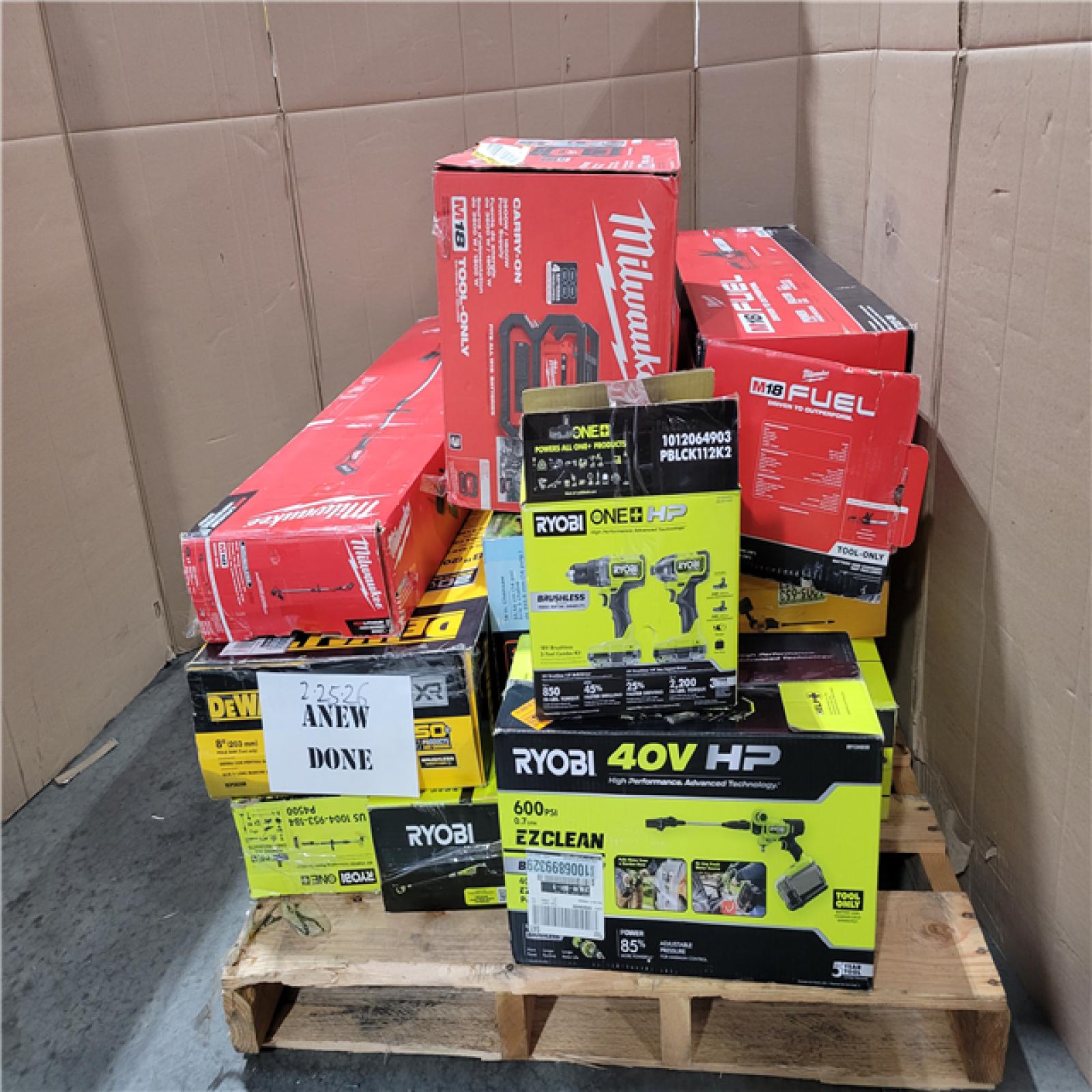 CALIFORNIA AS-IS TOOL PALLET