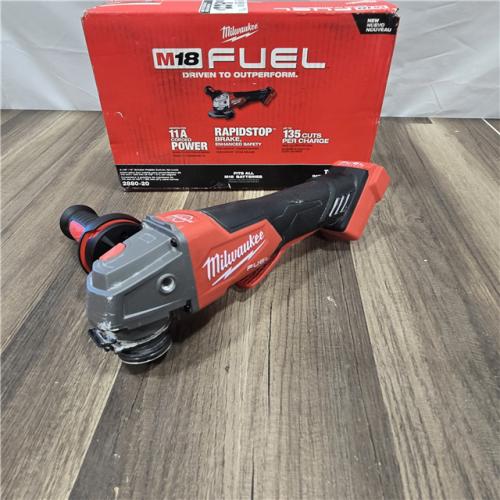 AS-IS Milwaukee 2880-20 FUEL 18-Volt Lithium-Ion Brushless Cordless 4-1/2 in./5 in. Grinder W/Paddle Switch (Tool-Only)