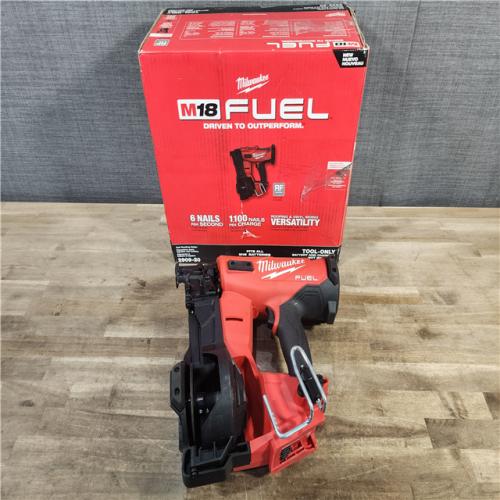 HOUSTON LOCATION - AS-IS Milwaukee M18 FUEL Coil Roofing Nailer (TOOL ONLY)