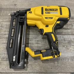 AS-IS DEWALT 20V MAX XR 16-Gauge Lithium-Ion Cordless Finish Nailer (Tool Only)