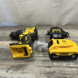 AS-IS DEWALT ATOMIC 20V Lithium-Ion Cordless 1/2 in. Hammer Drill Kit