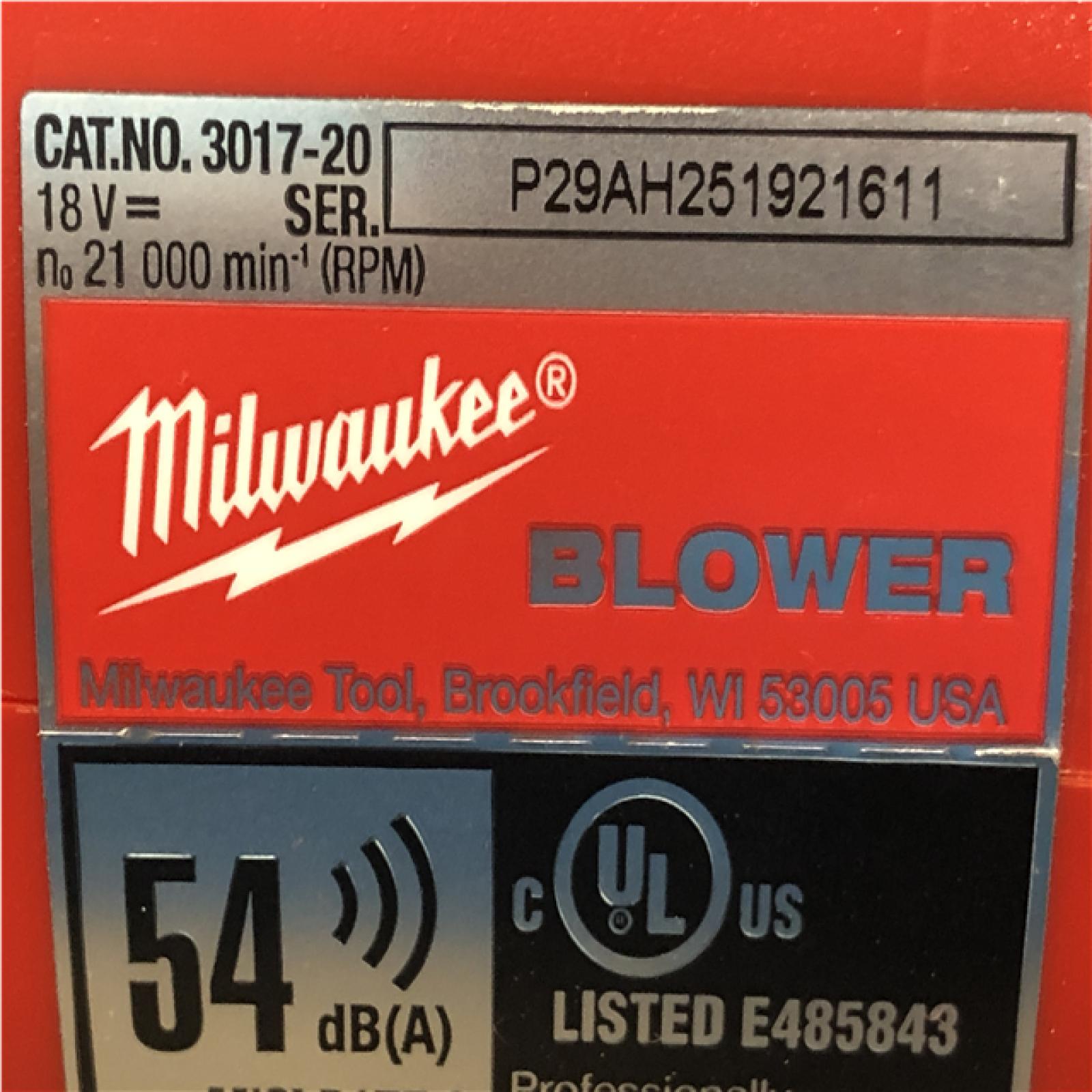AS-IS - Milwaukee FUEL 120 MPH 500 CFM 18V Lithium-Ion Brushless Cordless Handheld Blower (Tool-Only)