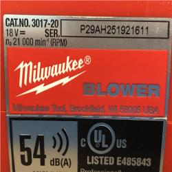 AS-IS - Milwaukee FUEL 120 MPH 500 CFM 18V Lithium-Ion Brushless Cordless Handheld Blower (Tool-Only)