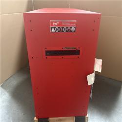 CALIFORNIA LIKE NEW MILWAUKEE HIGH CAPACITY STEEL STORAGE CABINET