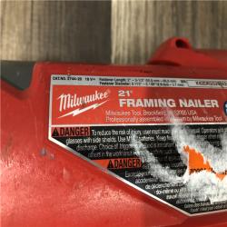AS-IS Milwaukee FUEL 3-1/2 in. 18-Volt 21-Degree Lithium-Ion Brushless Cordless Framing Nailer (Tool-Only)