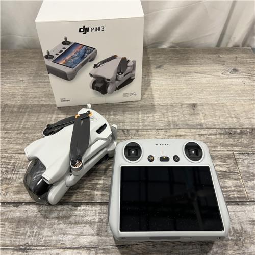 AS-IS DJI - Mini 3 Drone and Remote Control with Built-in Screen (DJI RC) - Gray