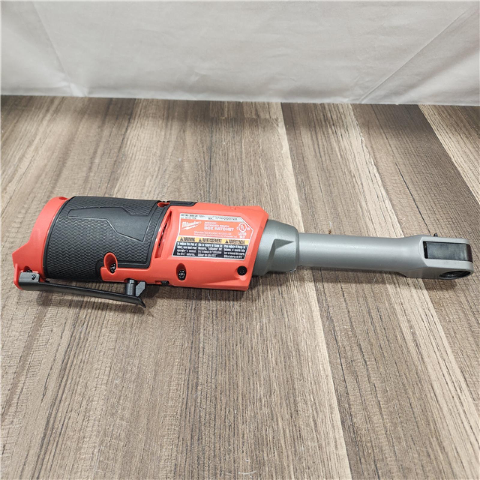 AS-IS- Milwaukee M12 FUEL INSIDER Extended Reach Box Ratchet (Tool-Only)