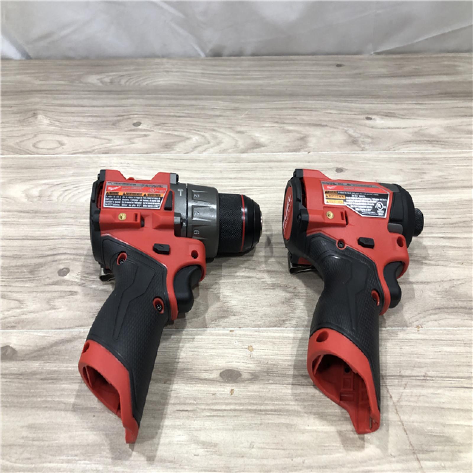AS-IS Milwaukee M12 FUEL Cordless 2-Tool Combo Kit