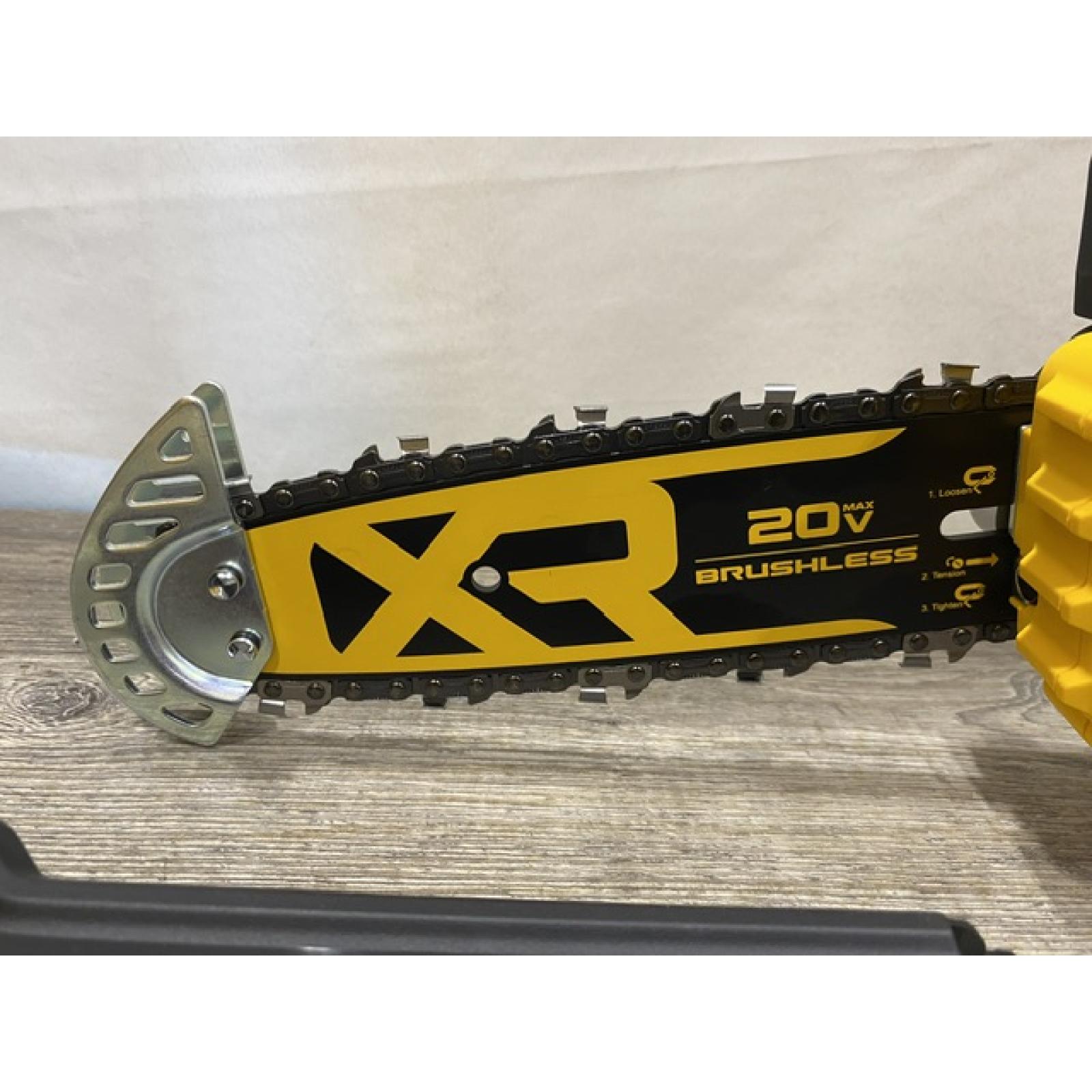 AS-IS DEWALT 20V MAX 8 in. Brushless Cordless Battery Powered Pruning Chainsaw (Tool Only)