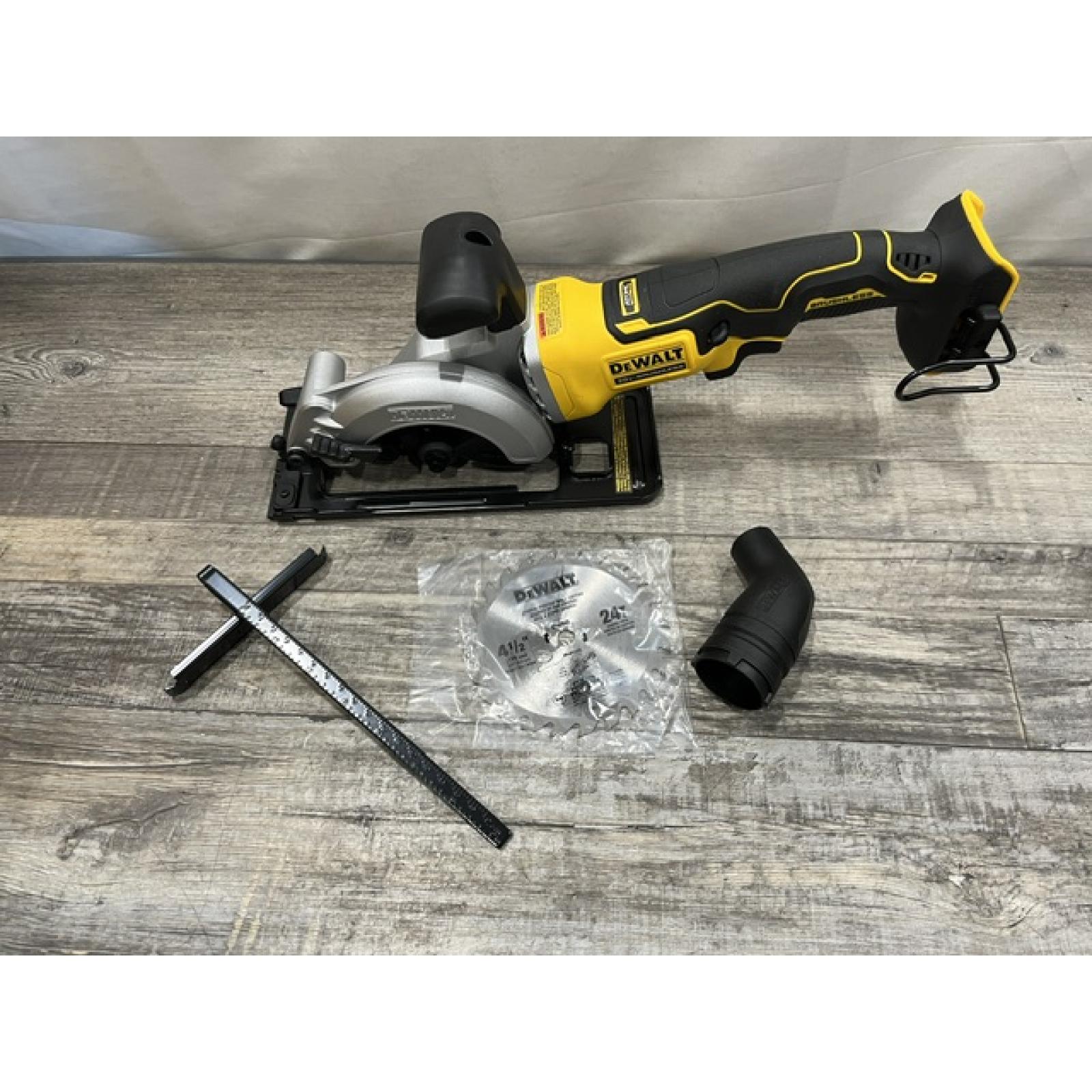 AS-IS DEWALT ATOMIC 20V MAX Cordless Brushless 4-1/2 in. Circular Saw (Tool Only)