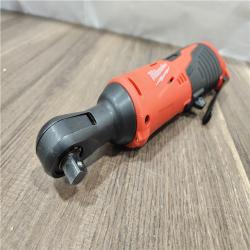 AS-IS- MILWAUKEE .38 in. M12 Cordless Ratchet (Tool-Only)