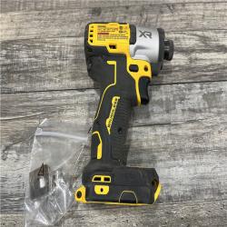 AS-IS DEWALT 20-Volt Maximum XR Cordless Brushless 1/4 in. 3-Speed Impact Driver (Tool-Only)