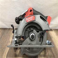 AS-IS Milwaukee FUEL 18V Lithium-Ion Brushless Cordless 6-1/2 in. Circular Saw (Tool-Only)
