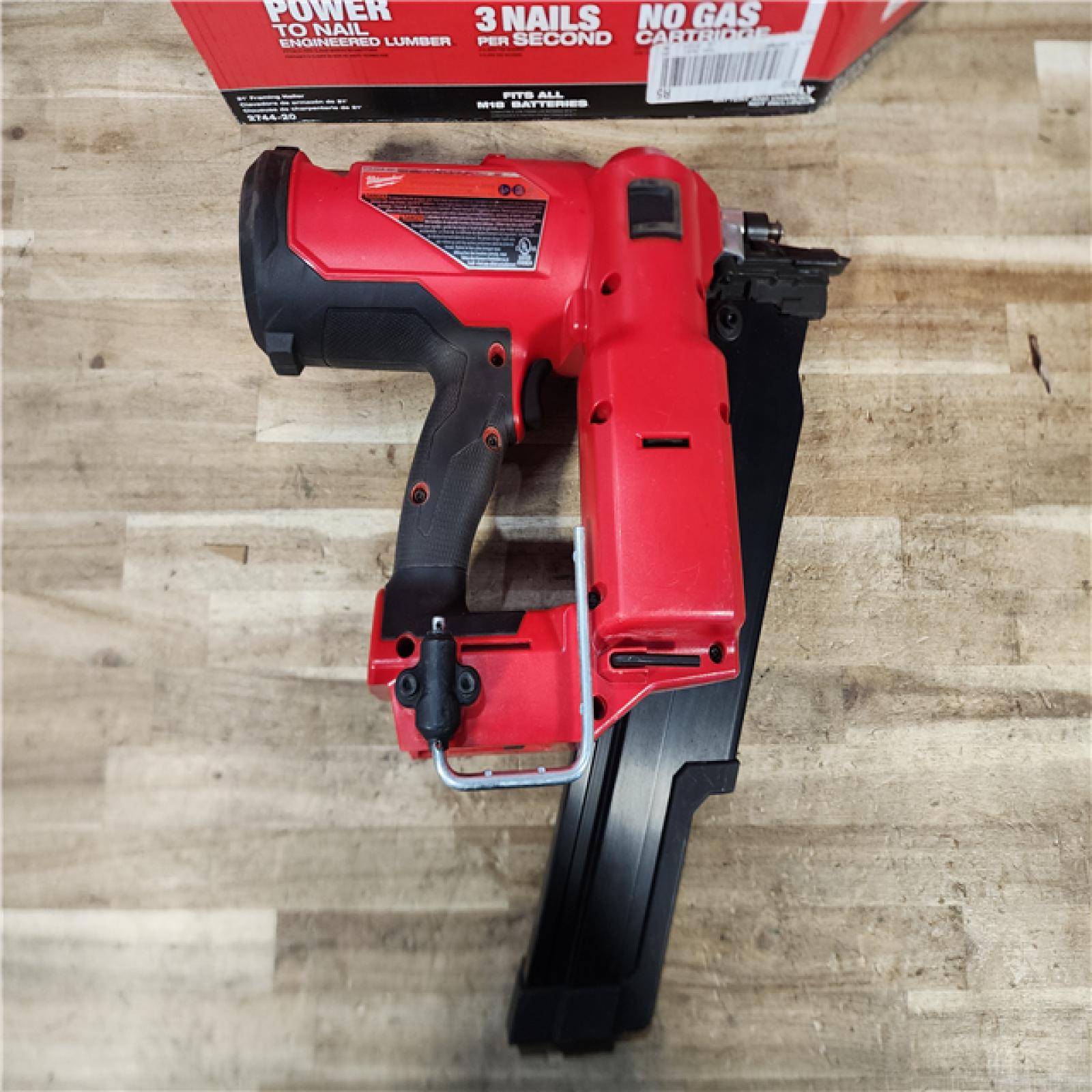 HOUSTON LOCATION - AS - IS Milwaukee FUEL 3-1/2 in. 18-Volt 21-Degree Lithium-Ion Brushless Cordless Framing Nailer (Tool-Only)
