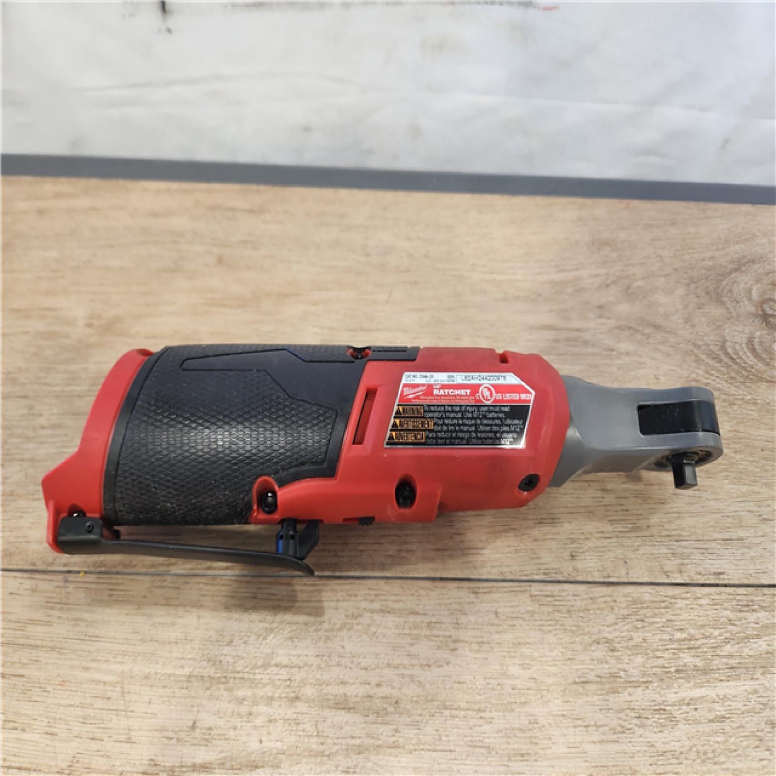 AS-IS- Milwaukee FUEL 12V Lithium-Ion Brushless Cordless High Speed 1/4 in. Ratchet (Tool-Only)