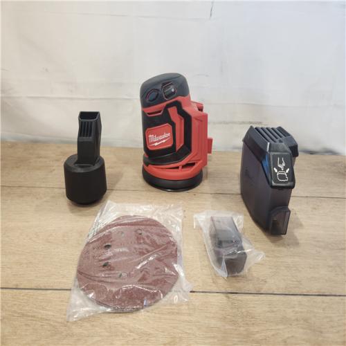 AS-IS- Milwaukee M18 18V Lithium-Ion Cordless 5 in. Random Orbit Sander (Tool-Only)