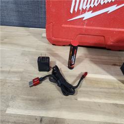 HOUSTON LOCATION - AS-IS Milwaukee 3521-21 4V Lithium-Ion Cordless USB Rechargeable Green Beam Cross Line Laser