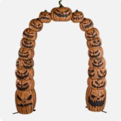 DALLAS LOCATION - 7.5ft.Halloween Classics Jack-O-Lantern Archway