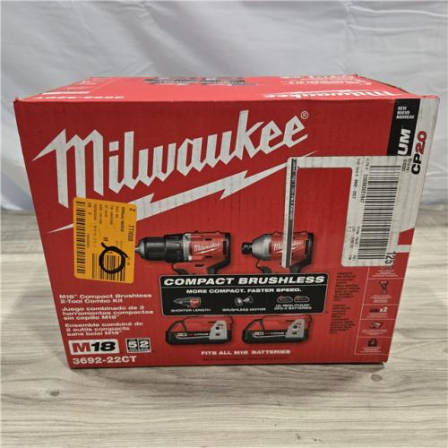 NEW! - M18 18VCordless Compact Drill/Impact Combo Kit