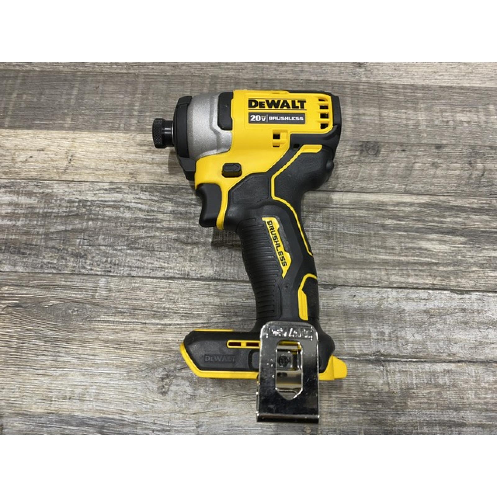 AS-IS DEWALT Atomic 20V Max Lithium-Ion Brushless Cordless Compact 1/4 in. Impact Driver Kit