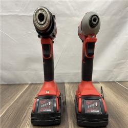 AS-IS Milwaukee 18V Lithium-Ion Brushless Cordless Compact Drill/Impact Combo Kit