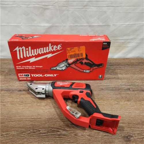AS IS Milwaukee M18 Cordless 18 Gauge Double Cut Shears (Tool Only)