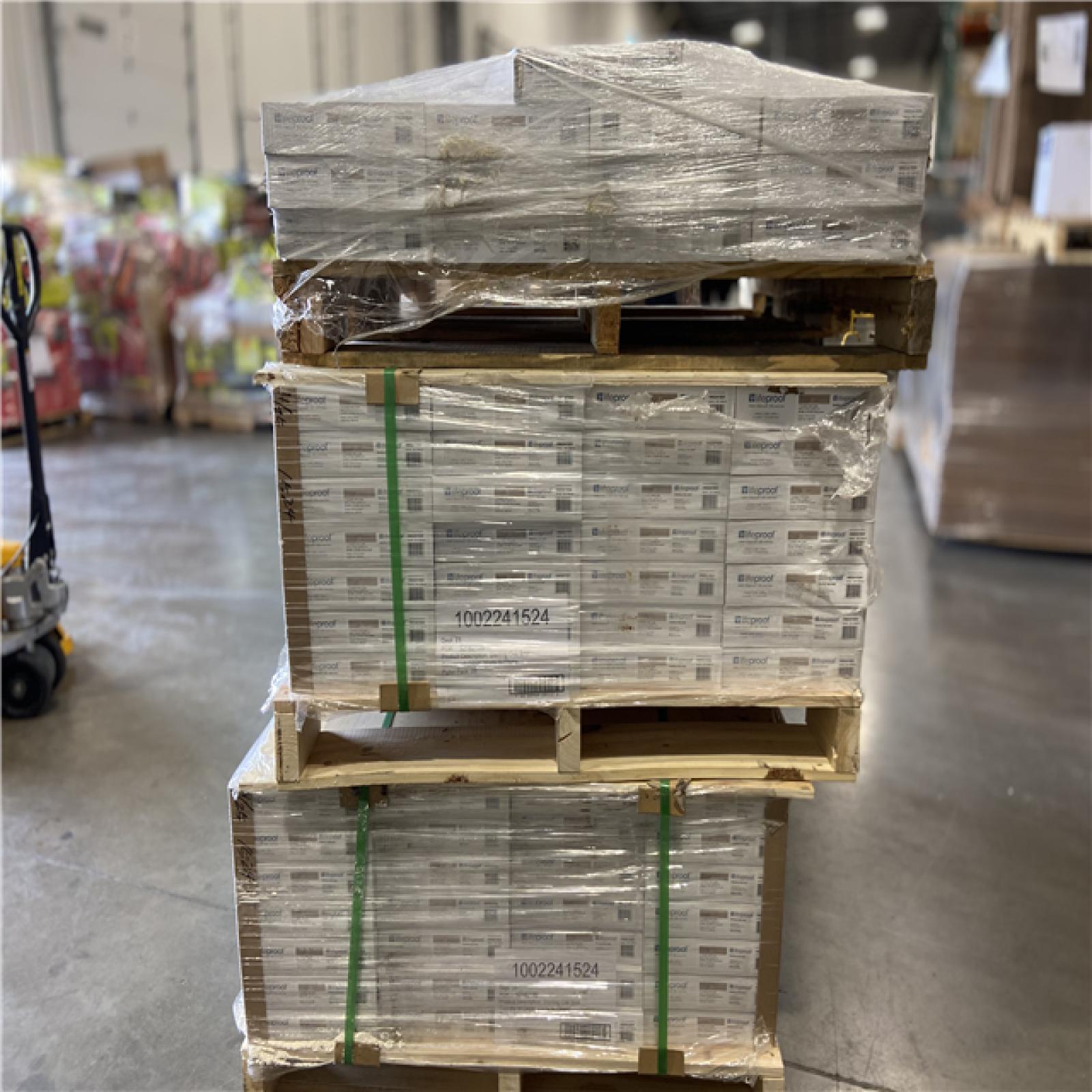 DALLAS LOCATION - Lifeproof Sterling Oak 6 MIL x 8.7 in. W x 48 in. L Click Lock Waterproof Luxury Vinyl Plank Flooring (20.1 sqft/case) 69 (CASES)