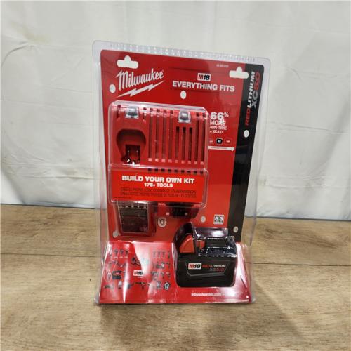 NEW- Milwaukee 18-Volt Lithium-Ion XC Starter Kit with One 5.0Ah Battery and Charger