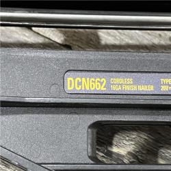 AS-IS DEWALT 20V MAX XR Lithium-Ion 16-Gauge Cordless Finish Nailer Kit