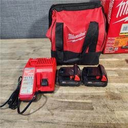 HOUSTON LOCATION - AS-IS Milwaukee M18 18V Lithium-Ion Brushless Cordless Compact Drill/Impact Combo Kit (2-Tool) W/(2) 2.0 Ah Batteries, Charger & Bag