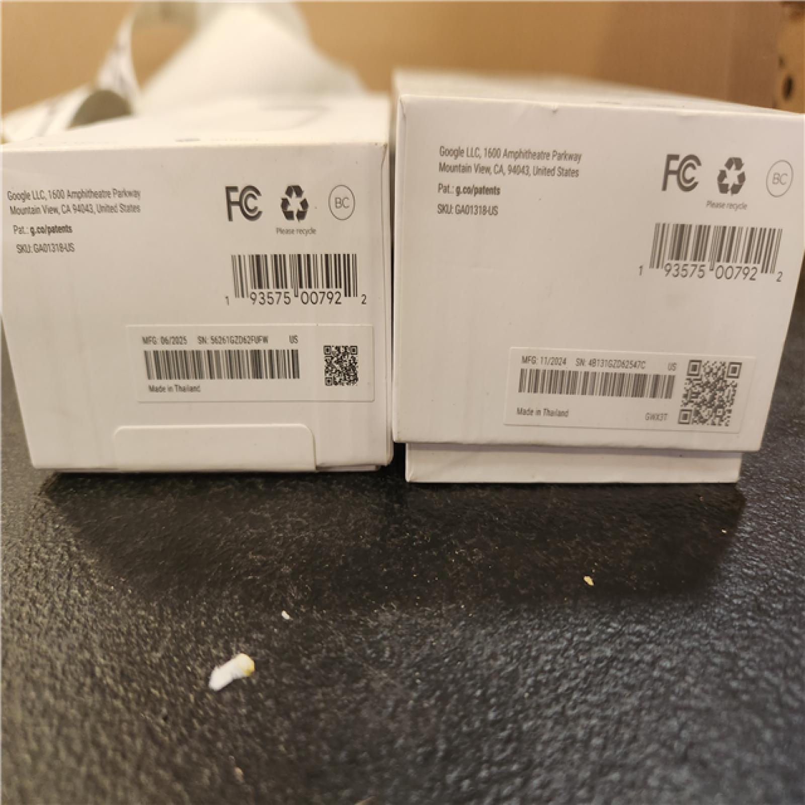 Phoenix AS-IS Google Nest Indoor/Outdoor Wireless Smart Security Camera (Battery) 2-Pack