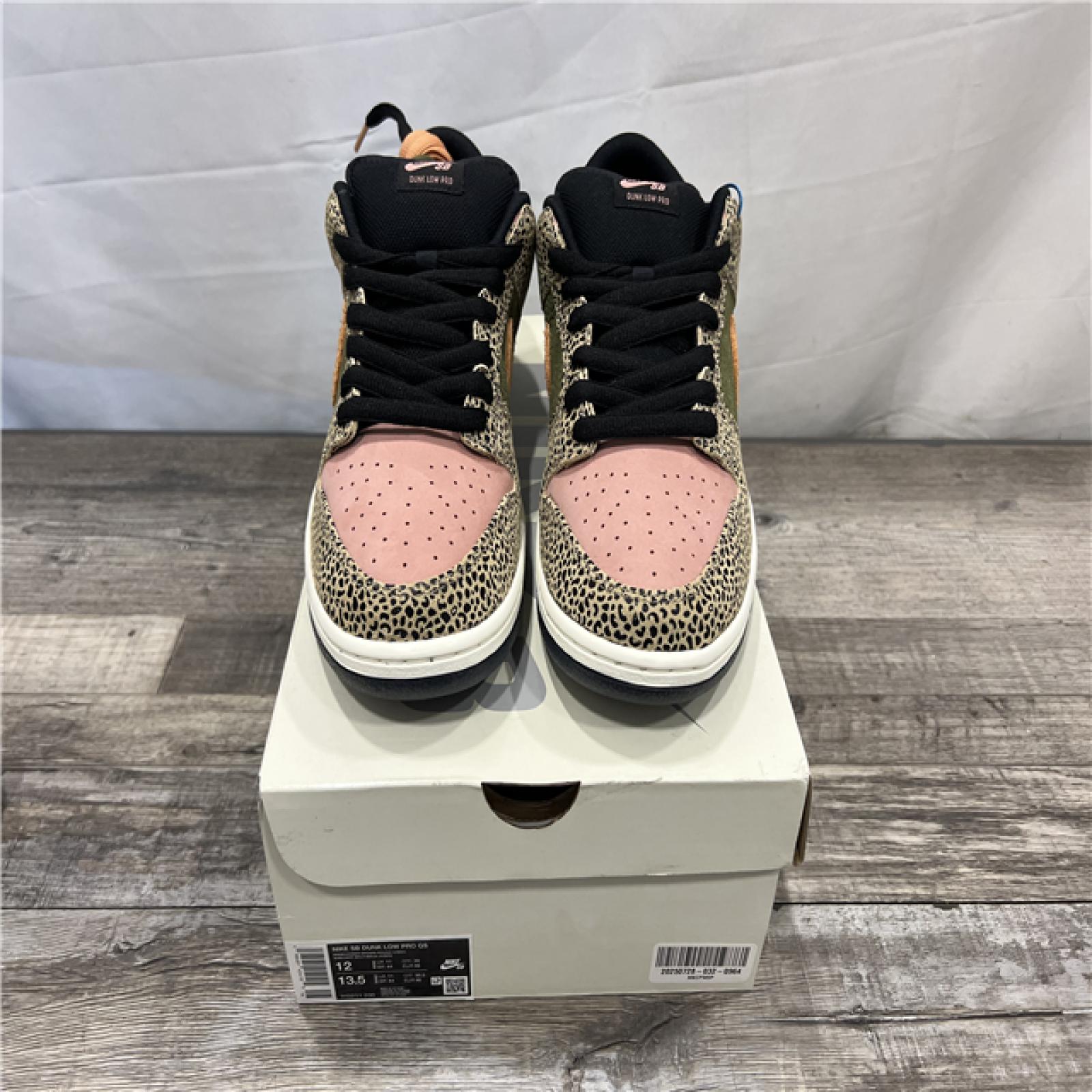 LIKE NEW Nike SB Dunk Low Pro QS Rust Pink and Rough Green SZ 12