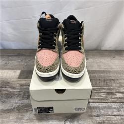 LIKE NEW Nike SB Dunk Low Pro QS Rust Pink and Rough Green SZ 12