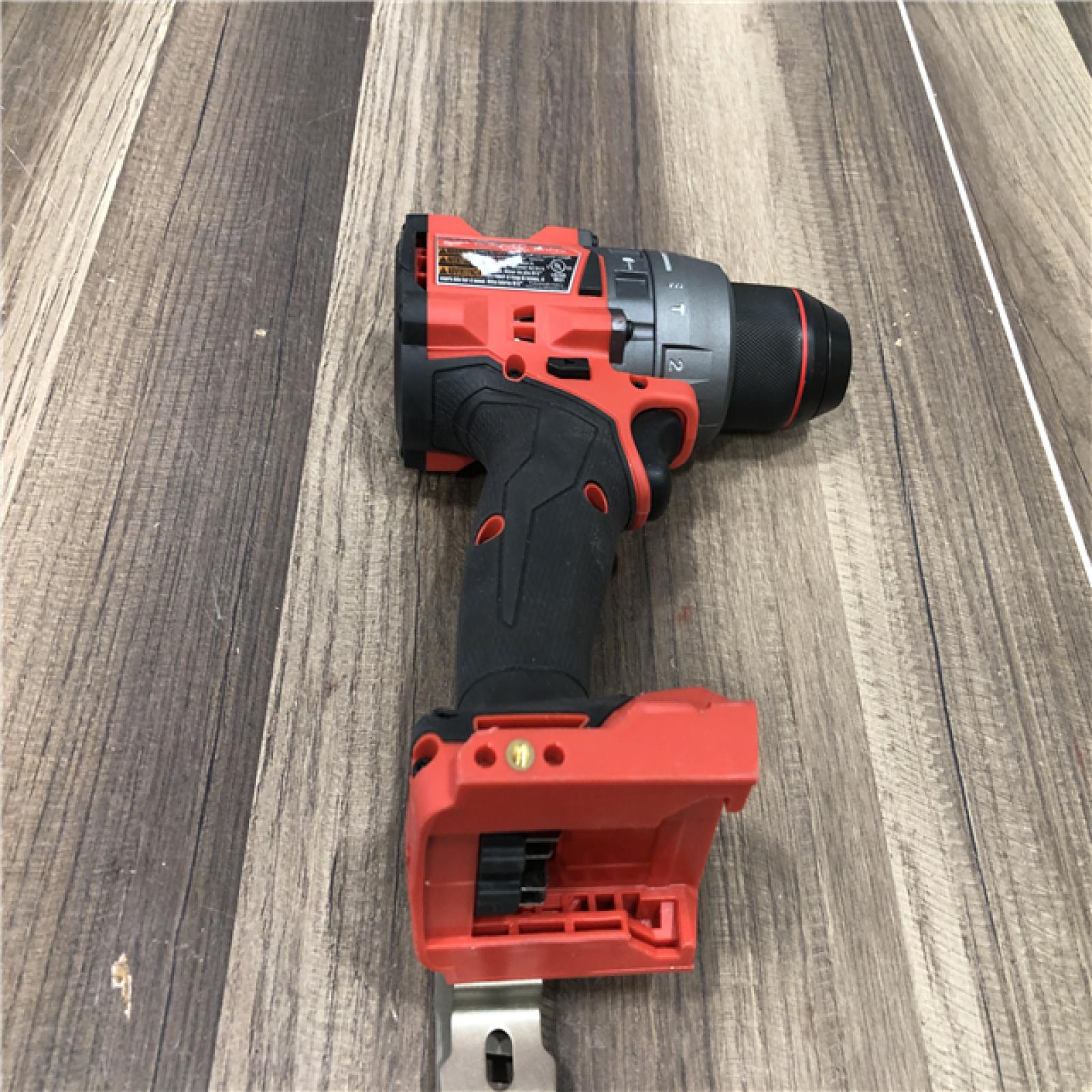 AS-IS Milwaukee  FUEL 18V Lithium-Ion Brushless Cordless 1/2 in. Hammer Drill/Driver (Tool-Only)