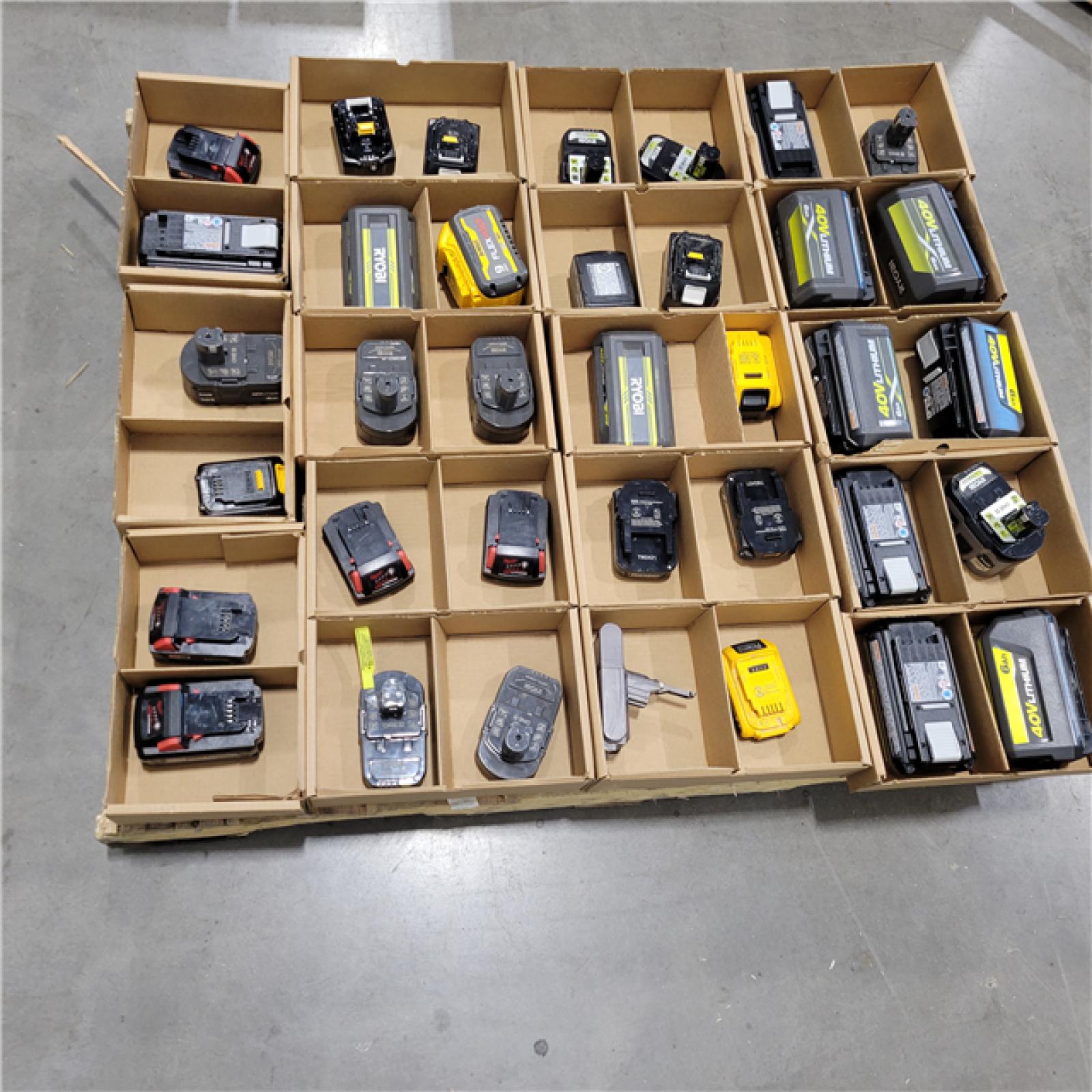 DALLAS LOCATION - AS-IS BATTERY PALLET