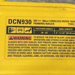 AS-IS DEWALT 20V 30 Degree Cordless Framing Nailer (Tool-Only)