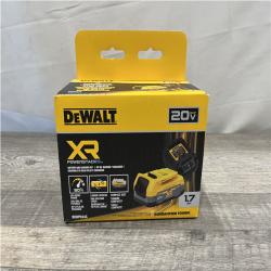 NEW - DEWALT 20V MAX XR POWERSTACK Lithium-Ion Battery Starter Kit with 1.7Ah Battery and Charger