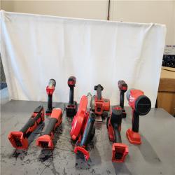 AS-IS- NEW M18 18-Volt Lithium-Ion Cordless Combo Kit 9-Tool with 2-Batteries  Charger and Tool Bag