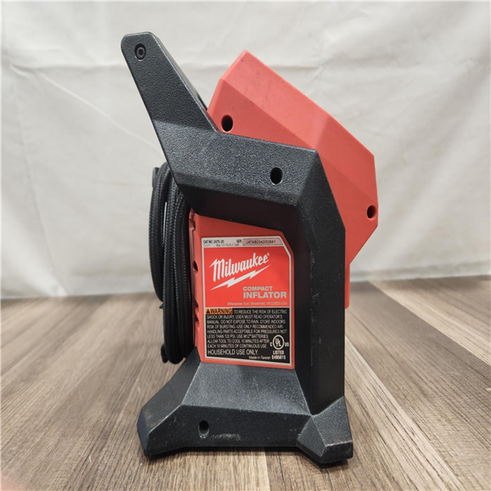 AS-IS- Milwaukee M12 Compact Inflator (Tool Only)