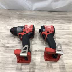 AS-IS MILWAUKEE FUEL 18V Lithium-Ion  Cordless Hammer Drill and Impact Driver Combo Kit