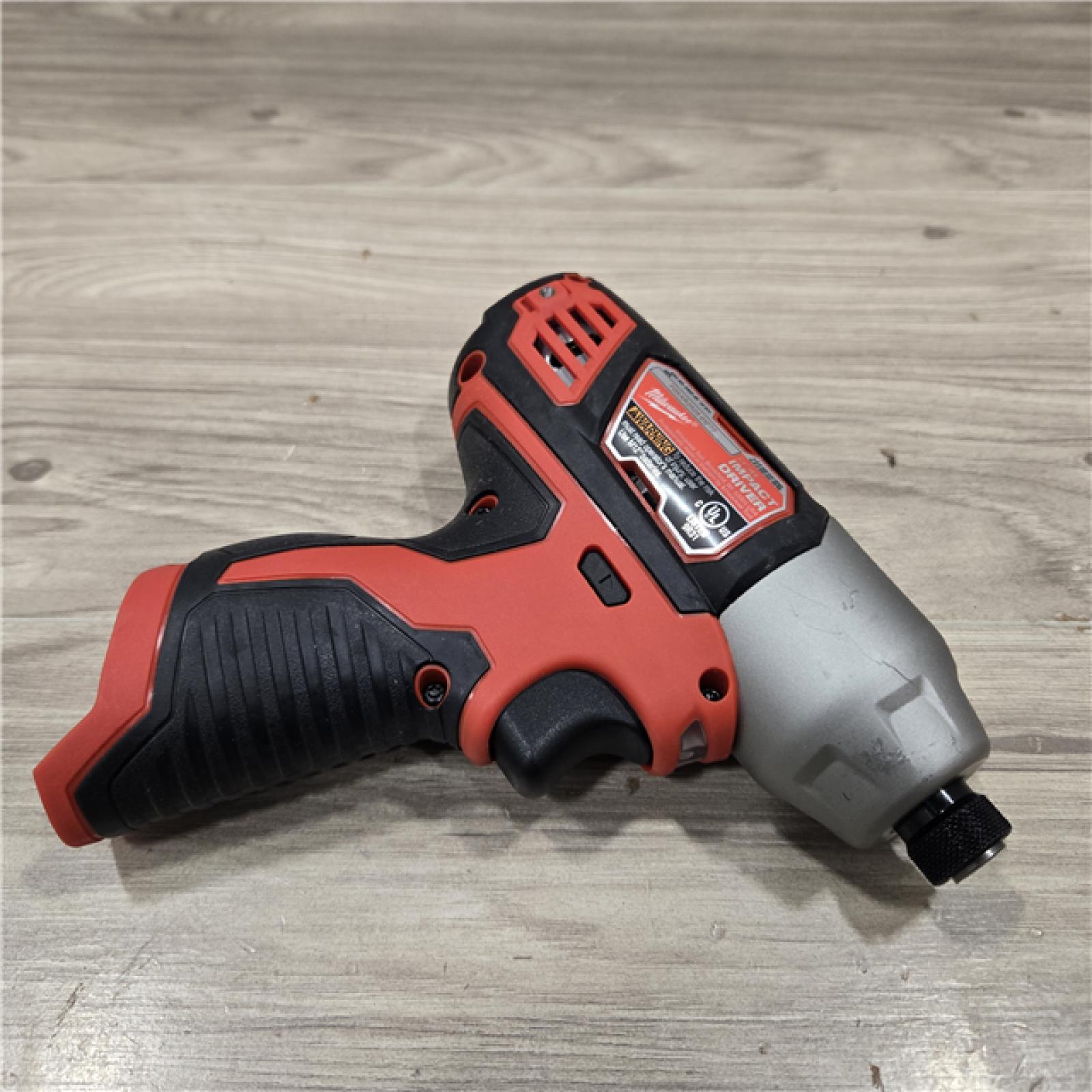 AS-IS Milwaukee 2494-22 M12 Cordless 3/8 Drill / Driver and 1/4 Hex Impact Driver Kit