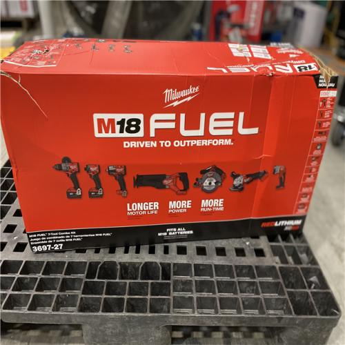 NEW! - Milwaukee M18 FUEL 18V Lithium-Ion Brushless Cordless Combo Kit with Two 5.0 Ah Batteries, 1 Charger, 2 Tool Bags