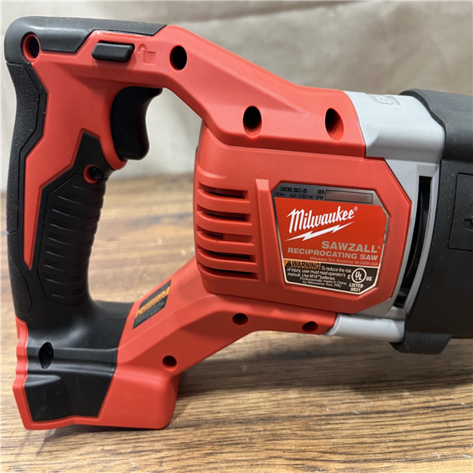 AS-IS MILWAUKEE M18 18V Lithium-Ion Cordless Combo Tool Kit with Two 3.0Ah Batteries, 1-Charger, 1-Tool Bag (4-Tool)