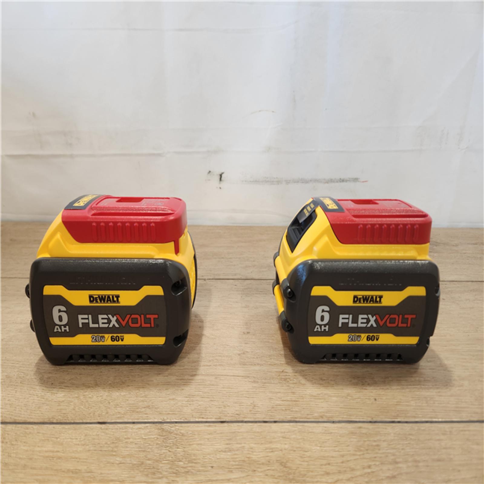 DEWALT FLEXVOLT 20V/60V MAX Lithium-Ion 6.0Ah Battery Pack (2 Pack)