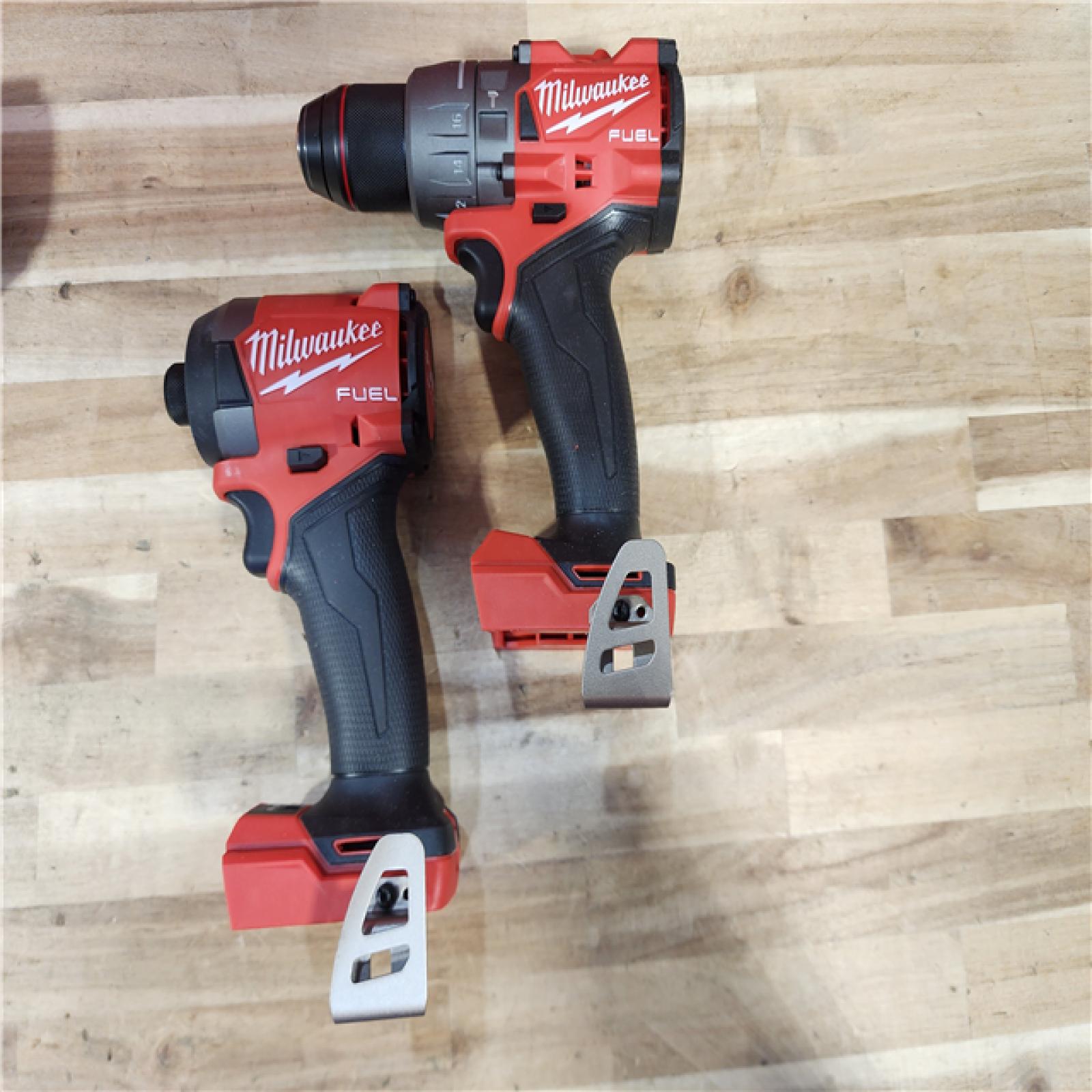 HOUSTON LOCATION - AS-IS Milwaukee  FUEL 18V Lithium-Ion Brushless Cordless Hammer Drill and Impact Driver Combo Kit
