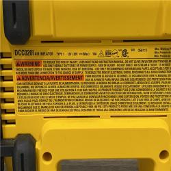 AS-IS DEWALT 20V MAX Cordless Electric Portable Inflator (Tool Only)