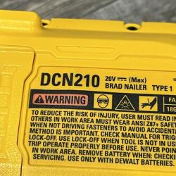 AS-IS DEWALT 20V MAX XR 18 Gauge Cordless Brad Nailer (Tool Only)
