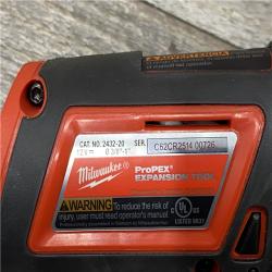 AS-IS Milwaukee 12-Volt Lithium-Ion Cordless ProPEX Expansion Tool Kit